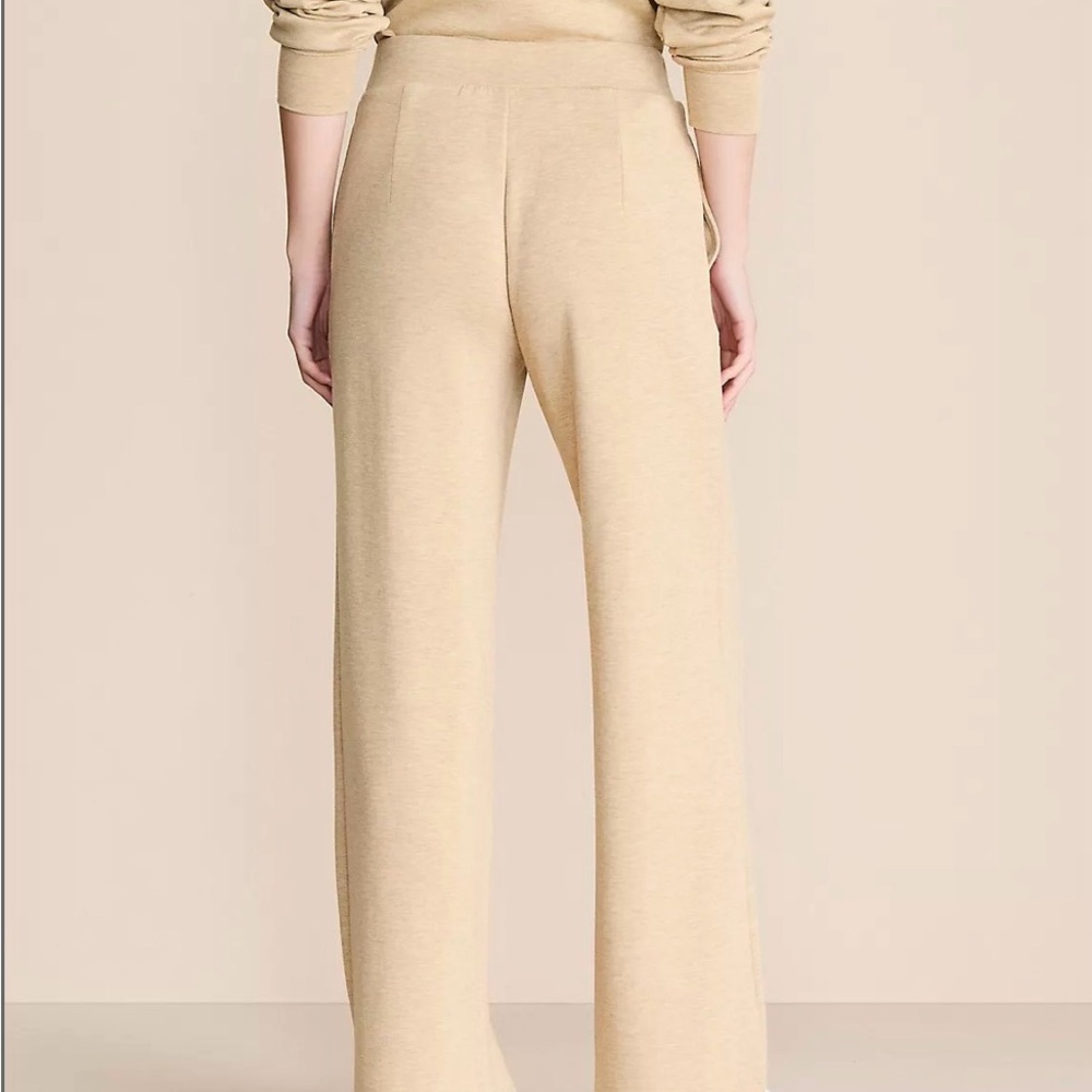 Loft, Lou & Grey scuba soft tan pants, Small, NWT - Picture 3 of 3